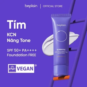 Kem Chống Nắng Nâng Tone Da Beplain Sunmuse Tone Up & Correcting Sunscreen SPF50+ PA++++