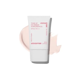Kem Chống Nắng Nâng Tone Kiềm Dầu Innisfree Tone Up No Sebum Sunscreen EX SPF 50+ PA++++ 60ml