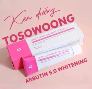 Kem Dưỡng Trắng Da, Mờ Thâm Nám Tosowoong Arbutin 5.0 Whitening Cream 50ml