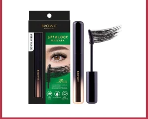 Mascara Browit Siêu Cong Mi Gấp 3 Lần Lift & Lock Mascara 6g #Sexy Black