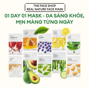 Mặt nạ giấy The Face Shop Real Nature Mask 20g