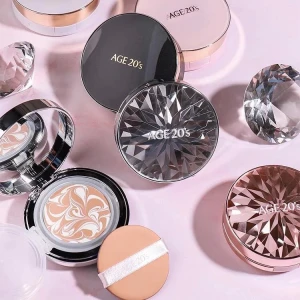 Phấn Nền Lạnh AGE 20’s Essence Cover Pact Diamond Original White SPF 50+/PA +++