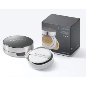 Set Phấn nước che khuyết điểm & kiềm dầu Klavuu Urban Pearlsation High Coverage Tension Cushion