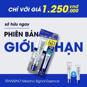 Set Tinh chất Trị nám dưỡng trắng Transino Whitening Essence Ex 30g +5g