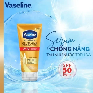 Sữa Dưỡng Thể Trắng Da Chống Nắng Vaseline Gluta Hya Luminos Defense SPF 50 PA+++(260ml)
