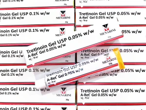 Tretinoin trị mụn và chống lão hóa Gel USP Aret 0.05% Menarini (20g)