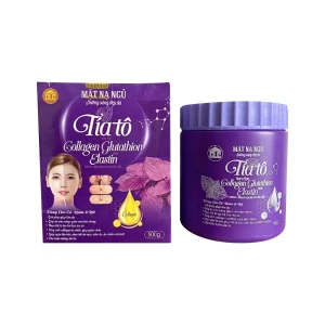 Mặt nạ ngủ tía tô collagen glutathion elastin