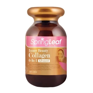 Viên uống đẹp da collagen 6in1 Spring Leaf - 90v