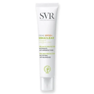 Bảo vệ chống nắng ngăn ngừa khuyết điểm SVR-SEBIACLEAR Crème SPF50+ (40ml)