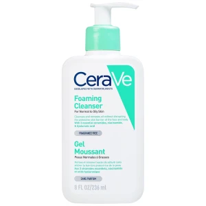 Cerave FOAMING CLEANSER SỮA RỬA MẶT GIÚP LÀM SẠCH SÂU DÀNH CHO DA DẦU 236ml