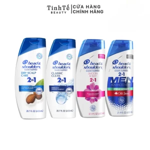 Dầu xả & gội 2in1 sạch sâu dưỡng ẩm giúp tóc suôn mượt cho Nam&Nữ Head&Shoulders 650&700ml