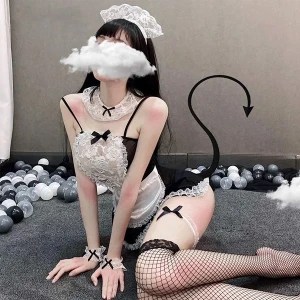 Bộ đồ ngủ cosplay hầu gái, cực sexy, khiêu gợi (Mã 001)