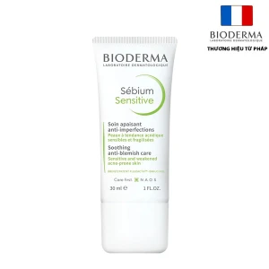 Kem dưỡng ẩm Bioderma Sébium Sensitive cho da mụn, da nhạy cảm - HazuShop