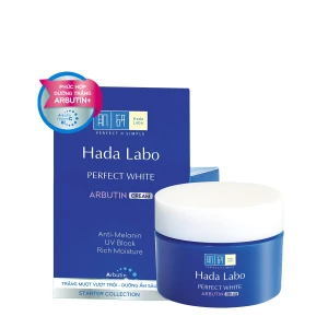 Kem Dưỡng Hada Labo Perfect White Arbutin Cream Dưỡng Da Sáng Mịn Ẩm Mượt 50g
