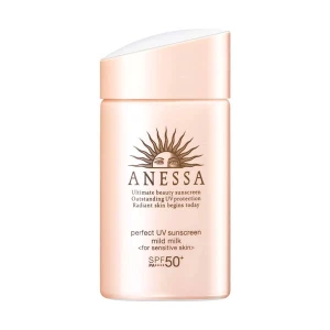 Sữa chống nắng Anessa Perfect UV Sunscreen Mild Milk SPF50+ PA++++ dịu nhẹ cho da nhạy cảm - HazuShop