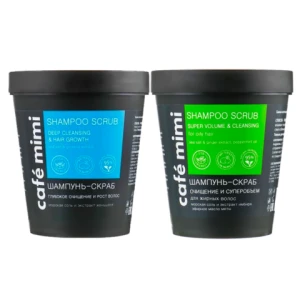 Dầu Gội Tẩy Tế Bào Chết Da Đầu Cafe Mimi Nga 330g (Nhập Khẩu) (Bảng Tiếng Anh)