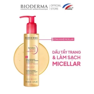 Dầu Tẩy Trang Bioderma Sensibio Micellar Cleansing Oil 150ml