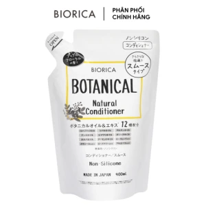 Dầu Xả Botanical Biorica Natural Non-Silicone 400ml (Dạng Túi)