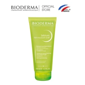 Gel Rửa Mặt Dành Cho Da Dầu Mụn Và Da Hỗn Hợp Bioderma Sebium Gel Moussant Actif (Nhập Khẩu)