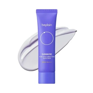Kem Chống Nắng Beplain Sunmuse Tone Up & Correcting Sunscreen SPF50 (Tím Nâng Tông) (Nhập Khẩu)