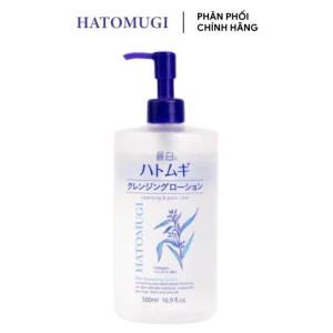 Nước Tẩy Trang Hatomugi Ý Dĩ Dưỡng Ẩm Sáng Da Cleansing & Pore Clear 500ml (Mẫu Mới)