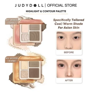 Phấn Bắt Sáng Và Tạo Khối Judydoll Highlight & Contour 9g