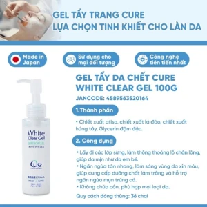 Tẩy Tế Bào Chết Cure White Clear Gel 100g (Nhập Khẩu)