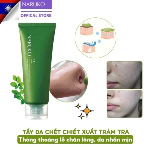 Tẩy Tế Bào Chết Mặt Naruko Tràm Trà Tea Tree Shine Control and Blemish Clear 120ml