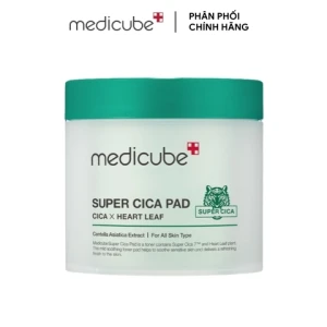 Toner Pad Làm Dịu Da Nhạy Cảm Medicube Super Cica Pad 150g (70 Miếng)
